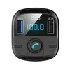 Fast Car Chargers USB Quick Charge QC 3.0 Bluetooth 5.0 FM Transmitter MP3 Music Player Wireless Adapter Modulator Handsfree Calling Audio Receiver For Iphone 12