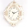 벽시계 창조적 인 수제 시계, 유럽 로즈 천사 조합 디자인 음소거 홈 장식 시계