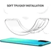 Ultrathin Phone Back Fodral Funda för Samsung Galaxy A01 Core A11 A21 A21S A31 A41 A51 A71 A81 A91 5G 360 Full omslagsfall Soft TPU-påsar