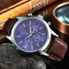 Classique mode hommes montre bas prix en cuir véritable hommes montres trois sous-cadrans décoration mâle montre-bracelet à quartz design d'affaires sport décontracté Relogio Masculino