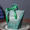 Т-образная ручка конфетная сумка Детская душ бумага шоколада коробки свадьба свадьба свадьба вручает устойчивые конфеты без ленты gga4175