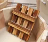 NEWHigh Quality Pine Soap Box Dish Storage Tray Wooden Handmade Holder Bath Shower Bathroom RRD11337