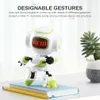 Intelligent Smart Robot Robotique Jouets Robots R8 Mini Smart Robot Vocalisé Intelligent LED Yeux DIY Vector Combat Jouets Cadeau Pour Enfants 4 ans garçon