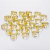 Rinhoo Nieuwe Verstelbare Open Chunky A tot Z Brief Ringen Zinvolle Initial Ringen Sieraden Cadeau Voor Vrouwen 20202206292