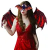 Halloween Mardi Gras Party Props mężczyźni kobiety Cosplay Dragon Wings Kostiumy w 6 kolorach DS180048931891