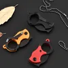 Mini Anahtarlık Karambit Pençe Bıçak 3Cr13Mov Blade Taktik Kurtarma Cep Pençe Katlanır Bıçaklar Avcılık EDC Survival Aracı