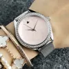 Popular Casual Top Brand quartz wrist Watch for Women Girl with metal steel band Watches G56196i