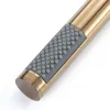 Messing Handheld Douchekop Cilindrische Hand Douche Brons / Goud / PVD Goud / Rose Goud / Mat Zwarte Badkamer Douche Spuit H1209