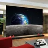 Papier peint moderne étoile terre univers lune 3D grande murale salon Restaurant TV canapé toile de fond mur étanche