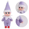 Kawaii mini babys elf dockor kläder plushies 9cm 3.5inch plysch leksaker barbie på hyllan tillbehör dekoration påsk gåvor för tjejer pojkar barn barn vuxna