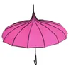 Guarda-chuva de cor liso Guarda-chuva 16 MANUAL DE BLA RETAS Longo guarda-chuvas como presente Adorável com cores diferentes ZZD9205