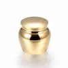 IJU035 Premium Kwaliteit Nieuwe Aankomst 316L Rvs Cremation Jewlery Mini Urn Keepsake Mannen / Dames Ash Houder 40mm x 28mm