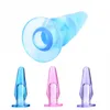 Soft Jelly Finger Anal Plug Mini Bullet Butt Plug Estimulador de clítoris Juguetes sexuales anales para mujer Productos sexuales para adultos 1472559