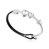 11.11 Nouveaux bracelets de manchette pour femme pour fille Fête de mariage Mode Coeur Design Bracelet Bracelet Fabriqué avec Autriche Cristal Meilleur cadeau Q0717
