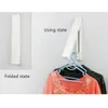 Сумки для стирки сушилка стойка с выдвижной складной складной складывание невидимой вешалки для одежды QJS Shop
