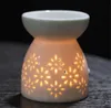 Novo jardim queimadores de óleo de cerâmica derretem suportes de aromaterapia com aroma essencial lâmpada de lâmpada de lâmpada de velas tealight titular decoração de quarto de casa ph1