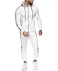 Survêtements pour hommes automne hiver jogger costume de sport couleur unie à capuche tenue décontractée personnalité européenne et américaine cardigan 221o