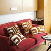 Yastık davası fas atma yastık kılıfı ile püsküllü yastık kılıfı oturma odası kanepe salon sandalyeleri tezgah arabası kahve dükkanı için mükemmel dekorasyon