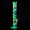 stock in usa wholesale price water hookah pipe oil rig tobacco smoking pipes silicone bong bubbler glow in dark