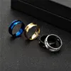 DIY Groove Ring Tie Rings roestvrijstalen bandring vrouwen ringen gouden band heren ringen Will en zandige mode -sieraden