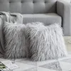 Cushion/Decorative Pillow Nordic Soft Plush Cushion Cover Home Decor Pillowcase Sofa Decorative Fluffy 45x45cm
