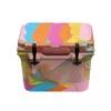 Sea334S - Bolsa térmica sólida para picnic de 20 l, portadores de alimentos aislados en color rosa, azul y negro