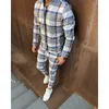 Men's Tracksuits 2021 Autumn Gentlemen Tracksuit Set Jackets Sets Men Sportswear Male Suit Pullover Two Piece Casual