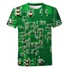 Camisetas masculinas camisetas de camisetas masculinas homens homens 3d Máquina impressa camiseta de tamanho grande estilo harajuku verão tampes de manga curta curta