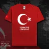 Turcja T Shirt Mężczyźni Tur T-Shirts Zespół Nation 100% Wentylatory Bawełniane Topy Streetwear Fitness Tshirt Turkish Turk Country Tees 20 x0621