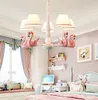 Children's room lights Nordic net red ins little girl boy princess bedroom chandeliers rural creative flamingo lamps