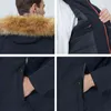 겨울 남성용 따뜻한 코트 고품질 모피 칼라 자켓 유행 남성 의류 브랜드 의류 MWD20857D 211216