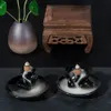 Backflow Budda Ceramiczne Kadzidło Palnik Buddyjska Sandalwood Rożki Home Decoration Figurki Craft Miniatury C0220