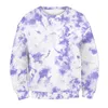 Fashion Casual Tie-dye Looes Sweatshirt Women Hoodies Shirt High Harajuku Sweatshirts Ladies Autumn Plus Size Full 201203