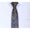 Märke Men's 6cm Luxury Floral S för män Business Suit Work Neck Tie Hög kvalitet Fashion Formal Slips Presentförpackning