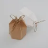 Jewelry Pouches, Bags Men's & Women's Wrapping Paper Cardboard Box Hexagonal Candy Gift Bag