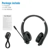 Bluetooth 5.0 Office Trucker Headset Noise Cancelling Handsfree Headphone w/Mic for Truck Driver Office Business Home PC