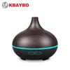 150ml Aroma Essential Oil Diffuser Ultrasonic Air Humidifier with 4 Timer Settings 7 Color Changing LED lamp Whole House Humidi Y200416