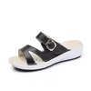 YAERNI Summer Women Flat Shoes Black White Beach Slippers Round Toe Comfortable Sandals Flip Flops Female Shoes 859 Y200423 GAI GAI GAI
