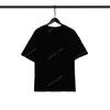 21SS Designer Tide T Shirts Chest Letter Laminerade tryckkläder Kort ärm High Street Löst överdimensionerad Casual T-shirt 100% Pure Cotton Tops för män och kvinnor