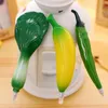Vegetabilisk frukt kulspetspennor kreativ gel penna tecknad bollpunkter pennor frukter och grönsaker form bollpoint pens16 stil zc452