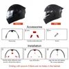 Reparar peças spoilers para capacete de motocicleta traseira traseira cauda gxt-902 jk-902.316, AIS-805.316.607, soman 955 960