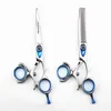 Tesoura de cabelo 55quot 6quot Shears voador 440c Cento giratório giratório