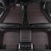 Artificial leather car floor mats for tesla model 3 SX Y accessories carpet alfombra Luxury-Surround218G