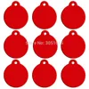 Entier 100pcs chien Pet ID Tags Pendant Cat Cat Pet Dog Id Tag Lost Tag Puppy Cat Nom Adresse Pendant Tag Collier Round Accessoires Y9058992