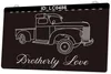 LC0486 Old Classic Truck Broederliefde Lichtbord 3D Gravure