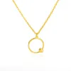 Colliers en acier inoxydable avec pendentifs en forme de cœur, cercle Simple, bijoux à la mode pour femmes, cadeaux pour meilleur ami, accessoires 2020