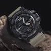 Sanda 759 Sports Męskie zegarki Top Marka Luksusowy Wojskowy Kwarcowy Zegarek Mężczyźni Zegar Wodoodporny Szlak Wózek Relogio Masculino X0625