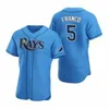 Tampa Bay 2024 City Connect Jersey Yandy Diaz Wander Franco Randy Arozarena Pete Fairbanks Drew Rasmussen Shane McClanahan Jason Adam Josh Lowe RAYS Mexico Jerseys