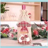 Christmas Festive Fontes Home Gardenchristmas Decorações 2 Pcs Botas de Garrafas de Vinho para Jantar Degustação Party Mesa Drop Delivery 2021 UFE8M