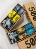 3 pares/caixa meias fashion tie-dye estilo 500 Europa hip hop match tidal juventude homens e mulheres meias esportivas de personalidade